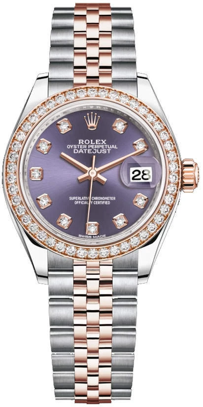 Купить копии элитных часов  Rolex Lady-Datejust 28 Oyster m279381rbr-0015: в наличии!
