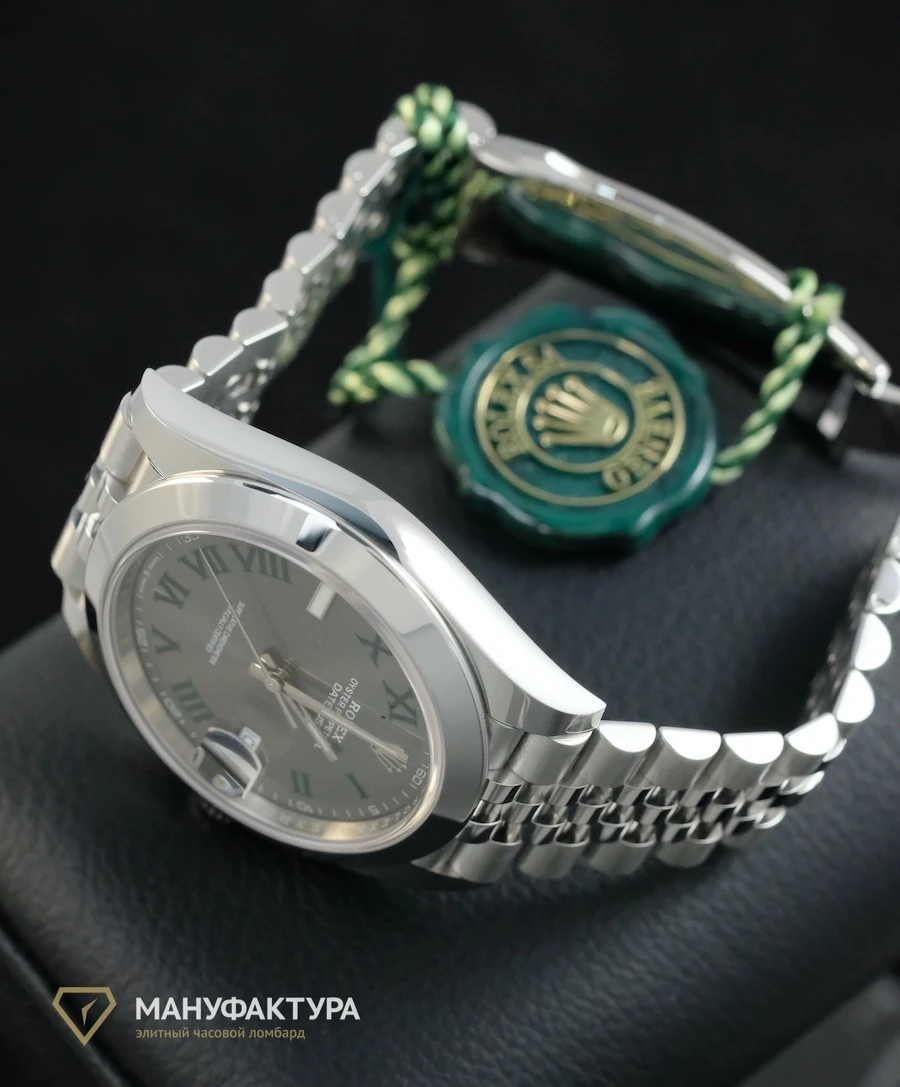 Купить копии элитных часов  Rolex Oyster Perpetual Datejust 41 mm Wimbledon 126300: в наличии!