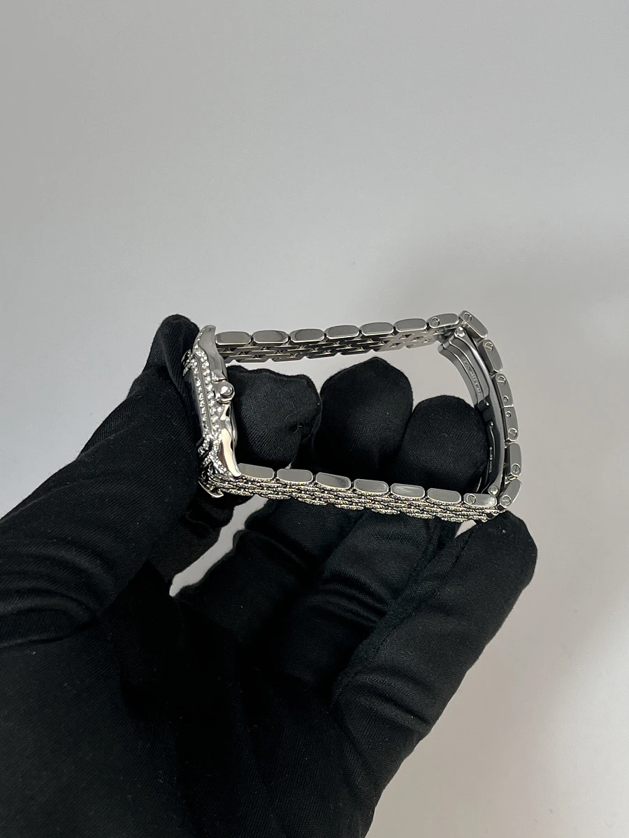 Купить копии элитных часов  Cartier Small Panthere de Cartier Custom Diamonds Full Pave WSPN0006 FIX: в наличии!