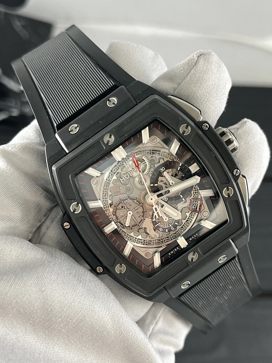 Купить копии элитных часов  Hublot Spirit of Big Bang Black Magic 45mm Ceramic 601.CI.0173.RX: в наличии!