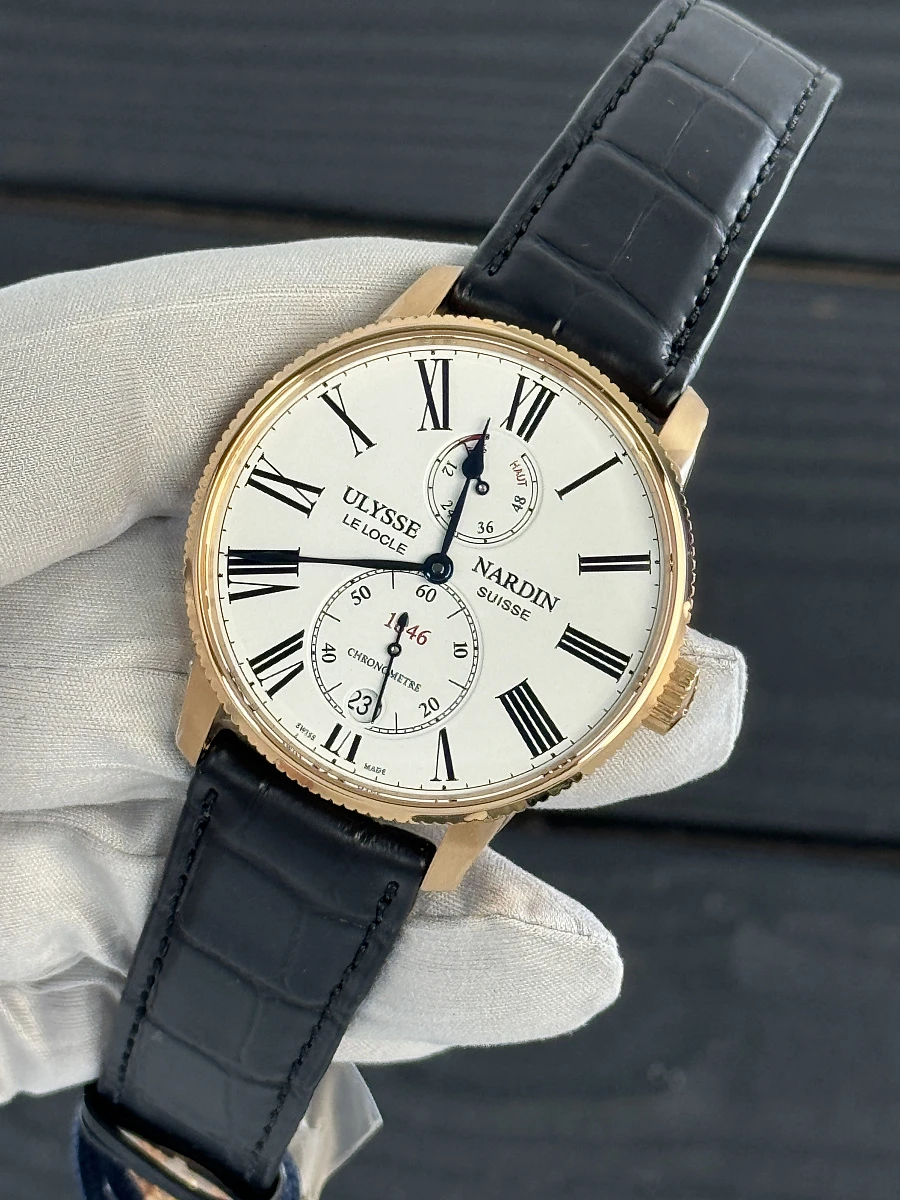 Купить копии элитных часов  Ulysse Nardin MARINE TORPILLEUR 42MM 1182-310/40: в наличии!