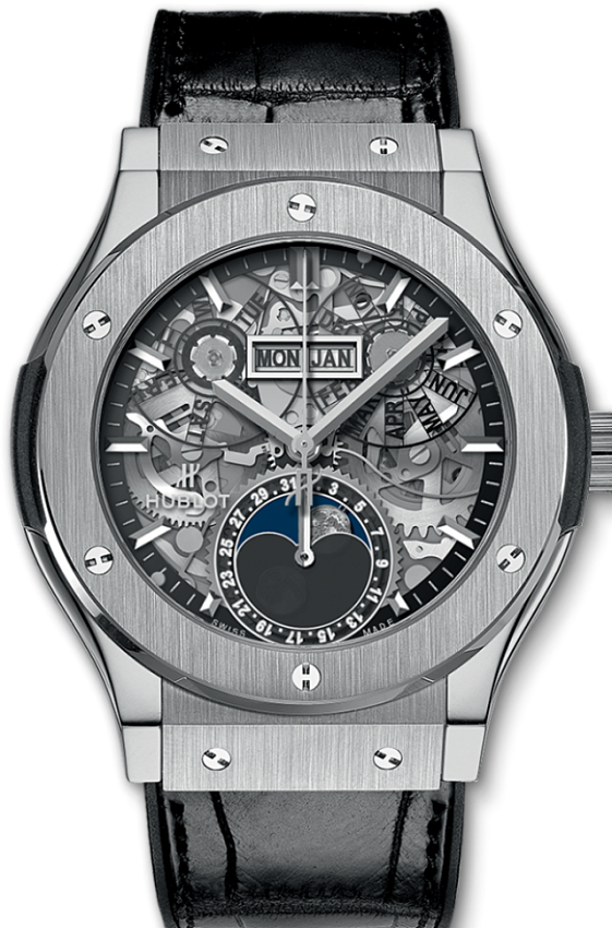 Classic Aerofusion Moonphase Titanium 42 mm
