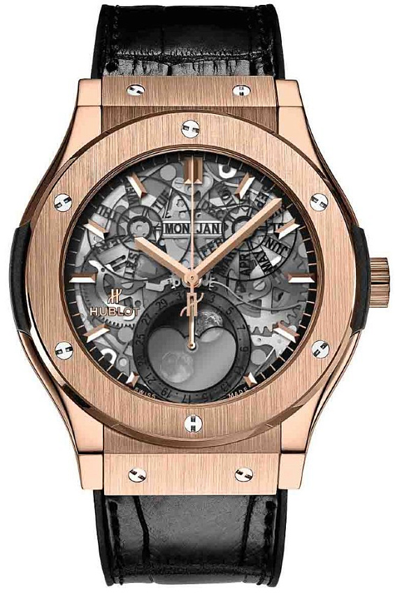 Classic Fusion Aeromoon Moonphase King Gold