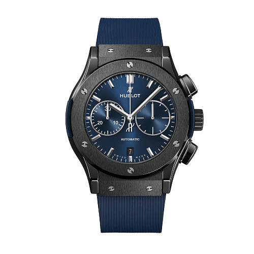 Classic Fusion Ceramic Blue Chronograph