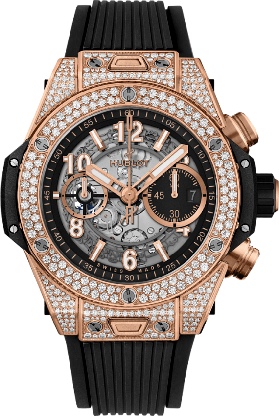 Big Bang Unico King Gold Pave