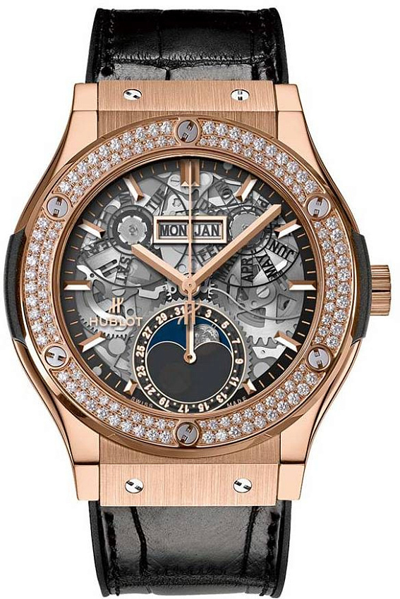Classic Fusion King Gold Diamonds Moon Phase