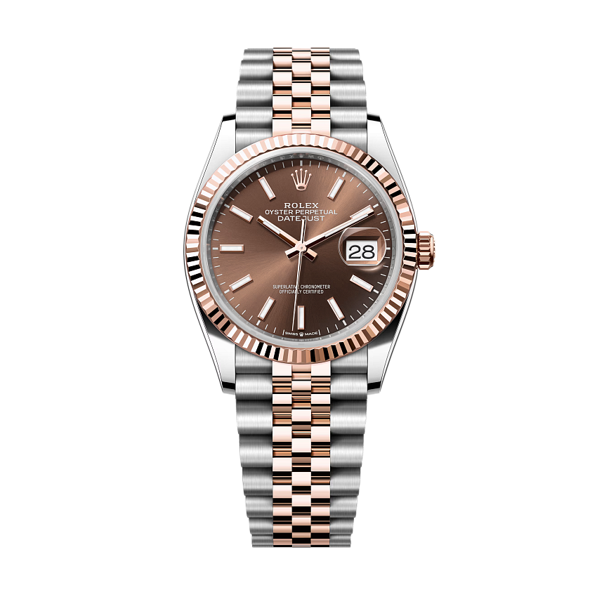 Datejust 36 Oystersteel and Everose gold