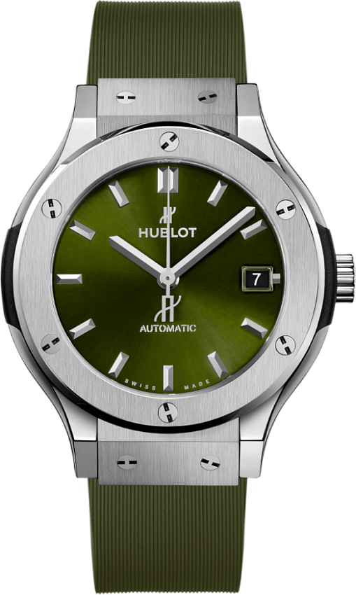 Classic Fusion Titanium Green 38 mm