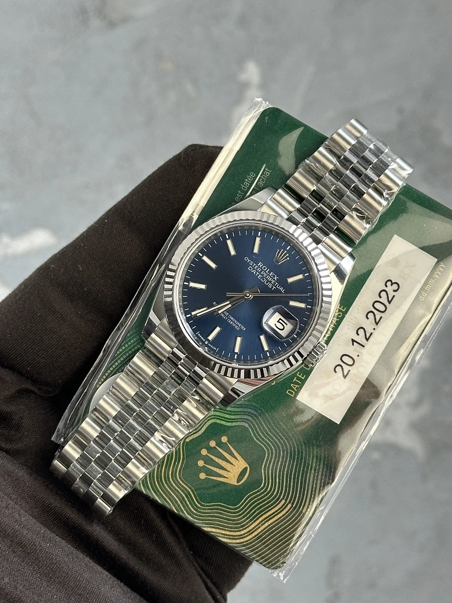 Купить копии элитных часов  Rolex Datejust 36 mm Blue Dial 126234: в наличии!