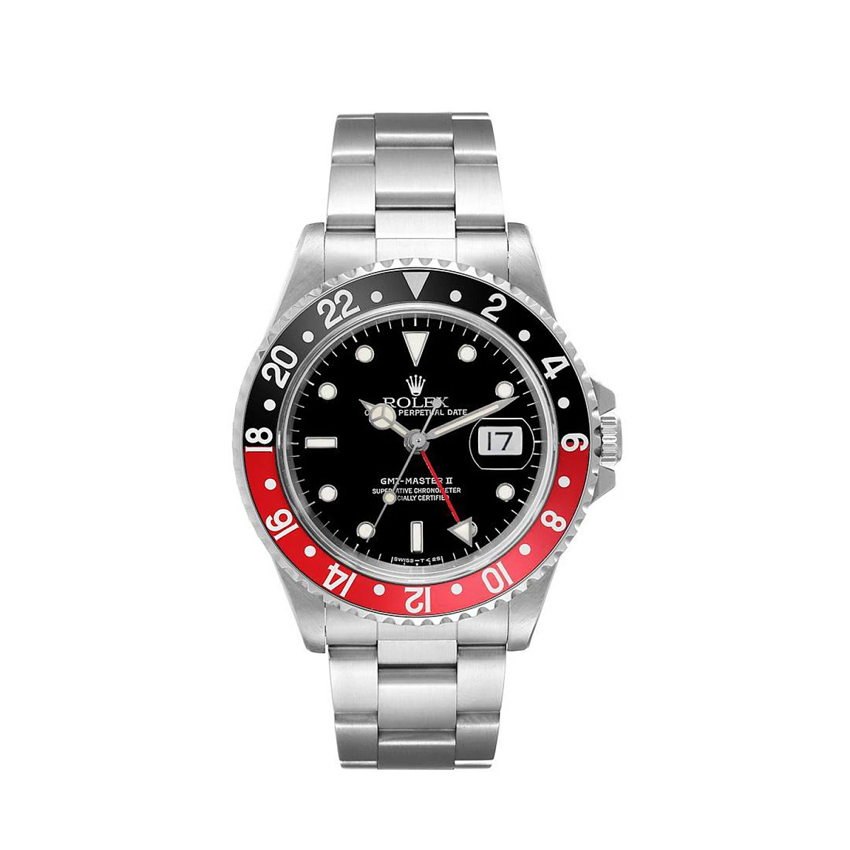Купить копии элитных часов  Rolex GMT-Master II Black/Red 16710T  Coke 16710 T: в наличии!