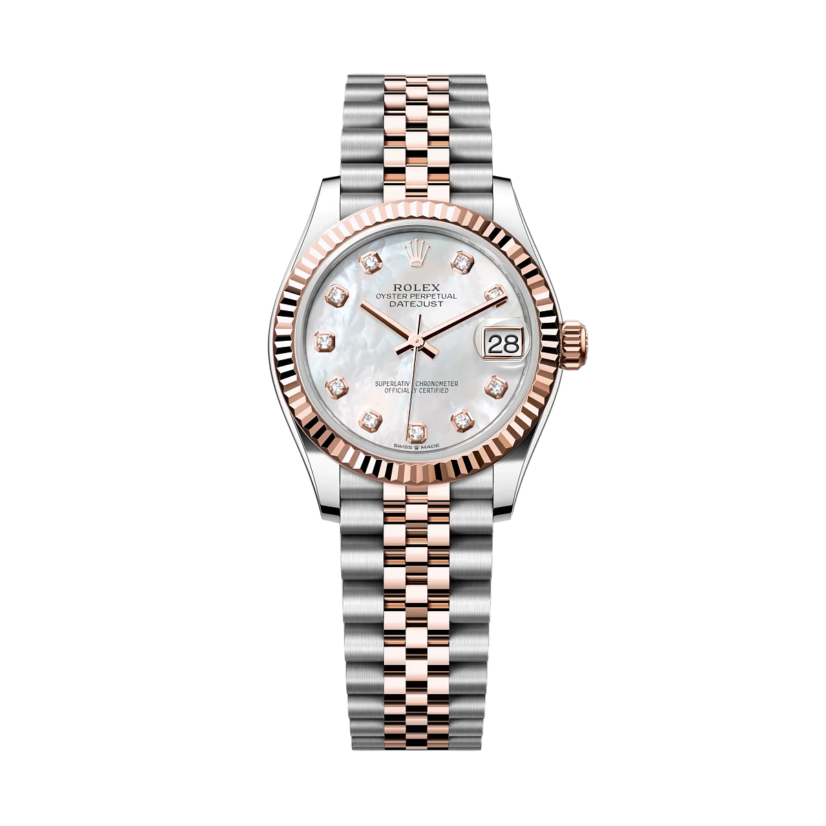 Купить копии элитных часов  Rolex Datejust 31 Oystersteel and Everose gold 278271: в наличии!