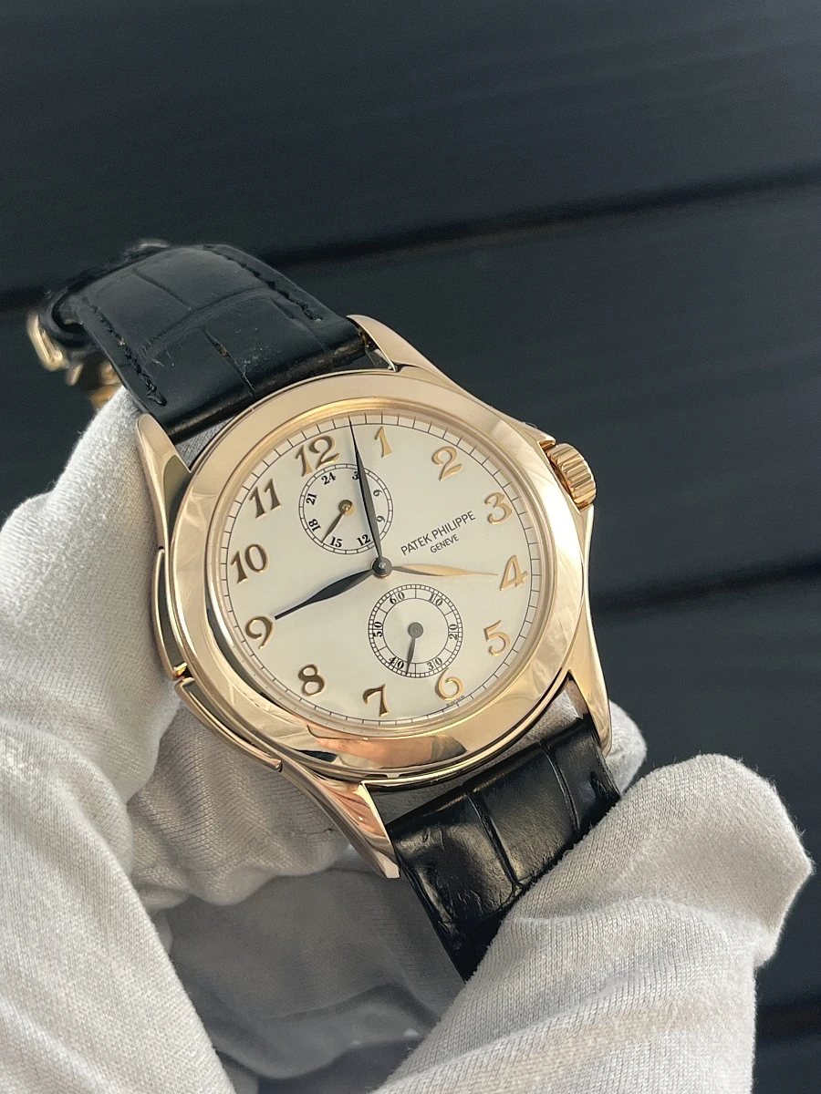 Купить копии элитных часов  Patek Philippe Calatrava Travel Time Rose Gold 5134R: в наличии!