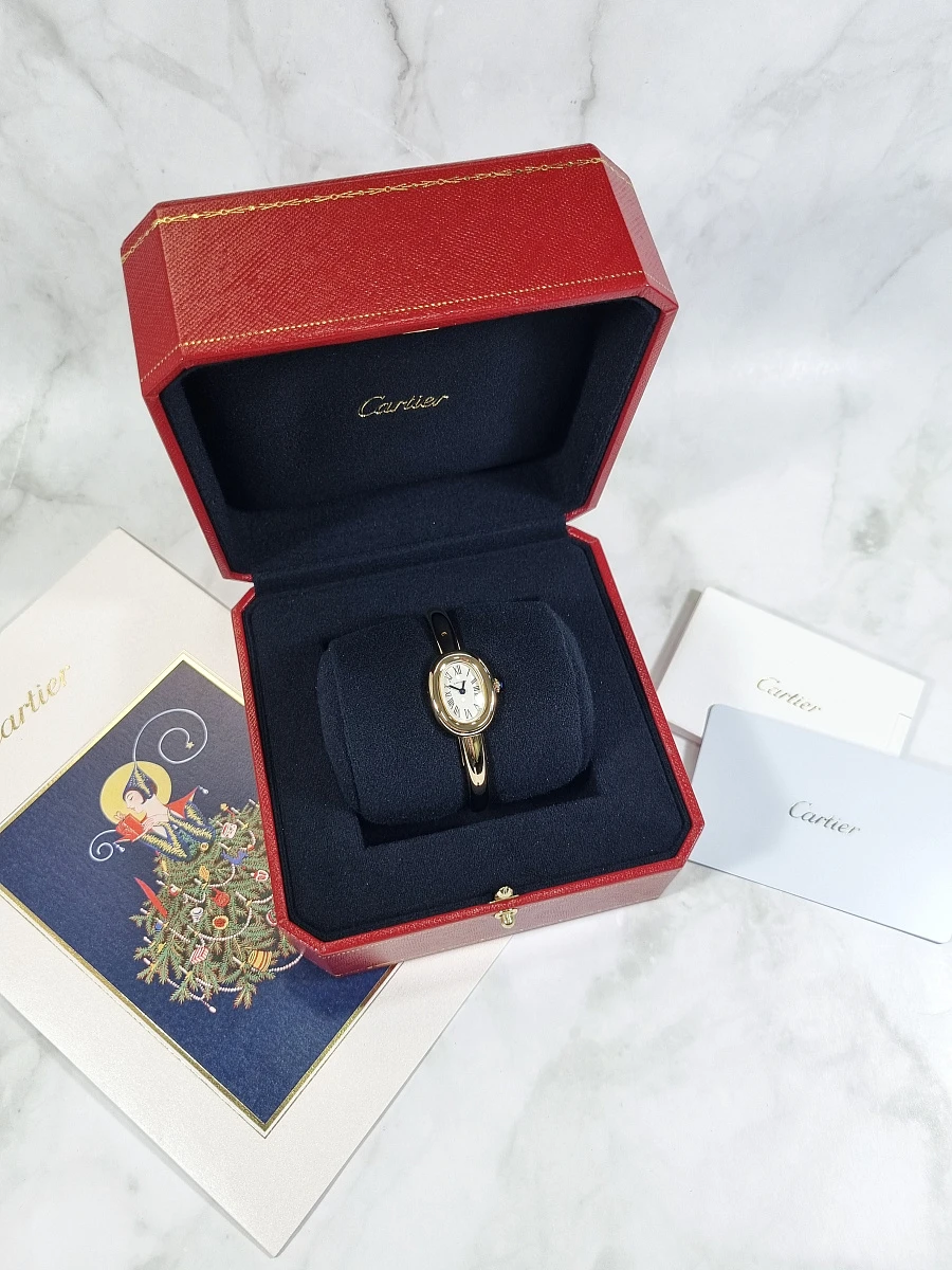 Купить копии элитных часов  Cartier Baignoire Watch Mini Size 17 Yellow Gold WGBA0035: в наличии!