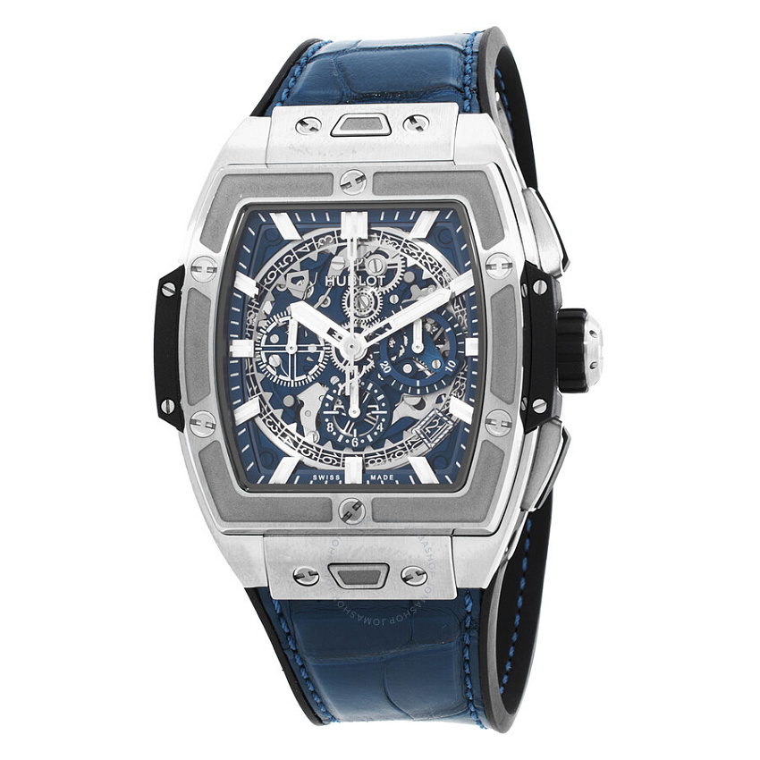 Bang Titanium Men's Watch blue leather