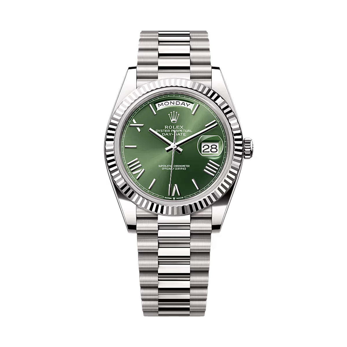 Купить копии элитных часов  Rolex Day-Date 40 Oyster 228239: в наличии!