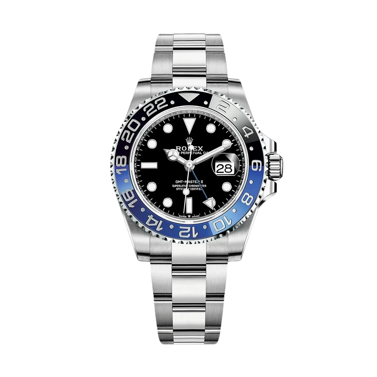 Купить копии элитных часов  Rolex GMT-MASTER II Oyster Oystersteel 126710BLNR: в наличии!