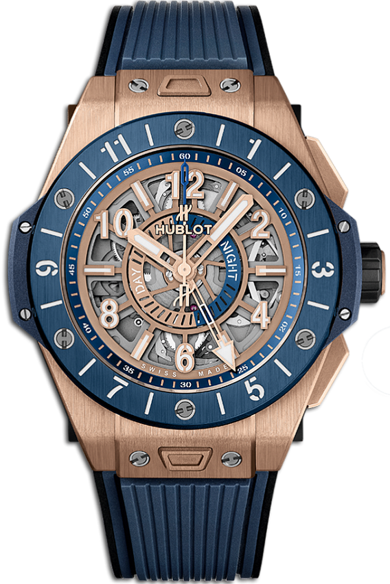 Big Bang Unico Gmt King Gold Blue Ceramic 44 mm