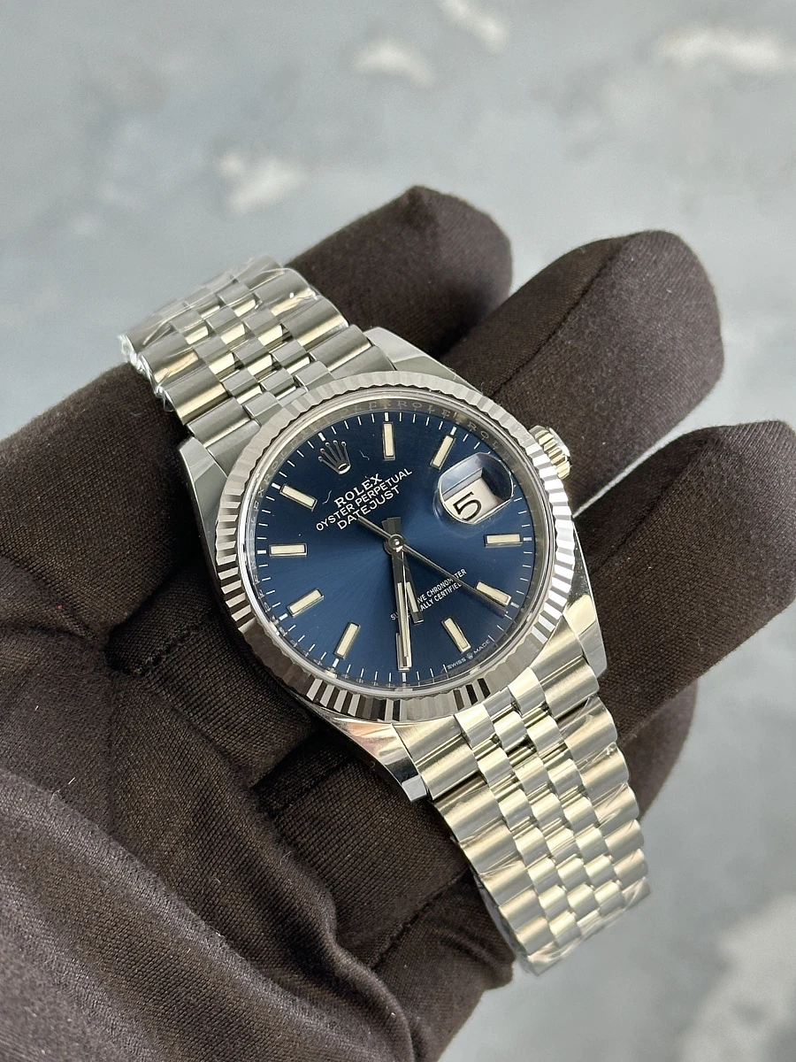 Купить копии элитных часов  Rolex Datejust 36 mm Blue Dial 126234: в наличии!