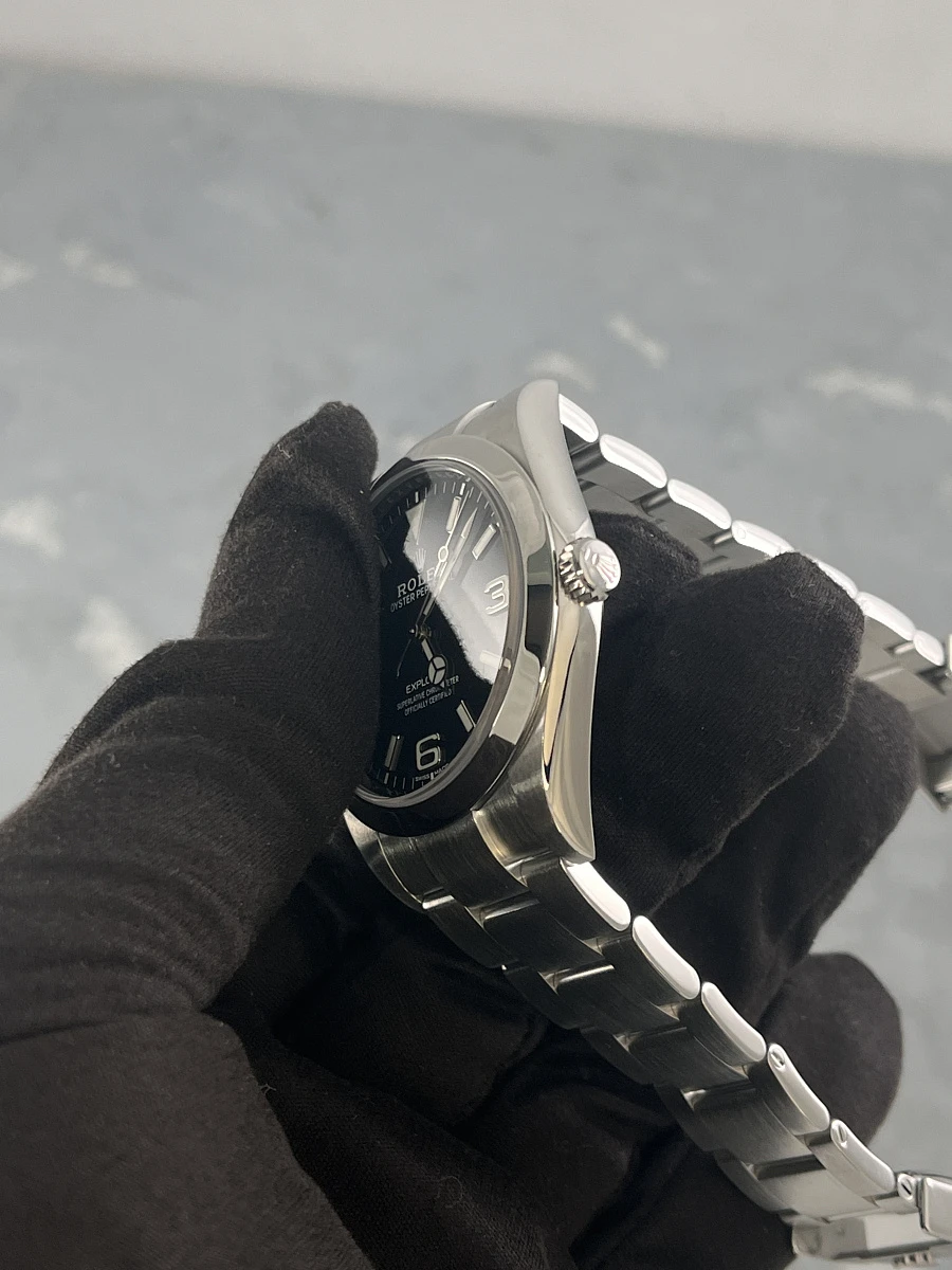 Купить копии элитных часов  Rolex Explorer Steel 39 mm 214270: в наличии!