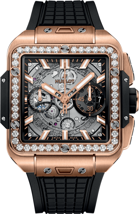 Shaped Square Bang Unico King Gold Diamonds