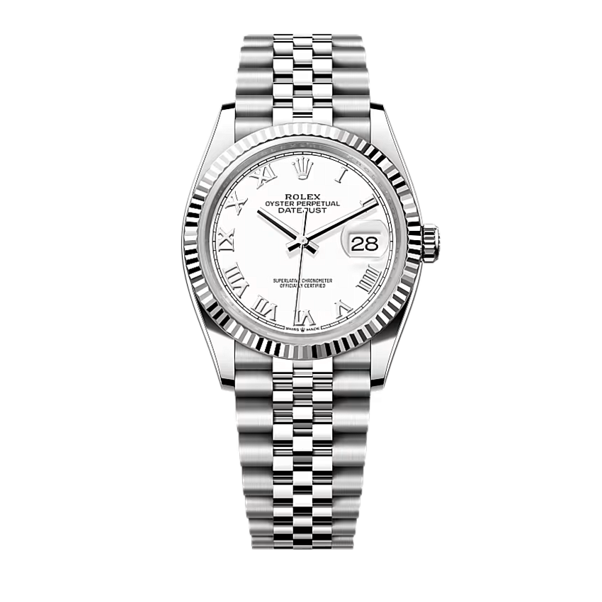 Datejust 36 Oyster Oystersteel and white gold