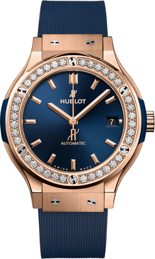 Classic Fusion King Gold Blue Diamonds