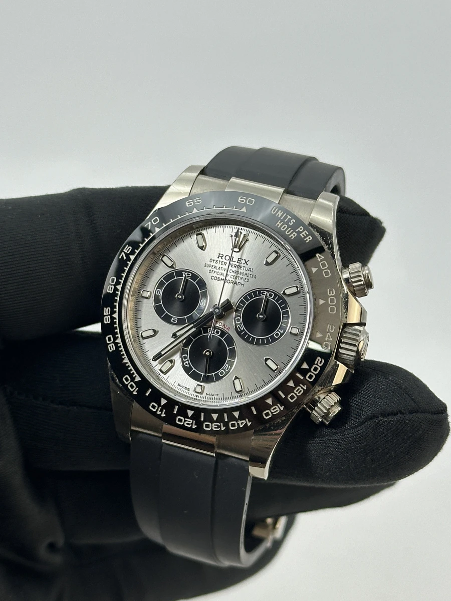 Купить копии элитных часов  Rolex Oyster Perpetual Cosmograph Daytona White Gold 2022 116519LN: в наличии!