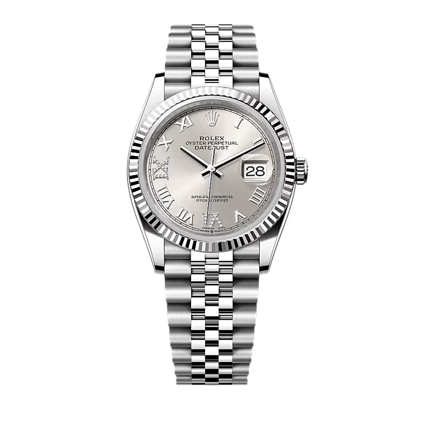 Datejust 36 Oyster Oystersteel and white gold