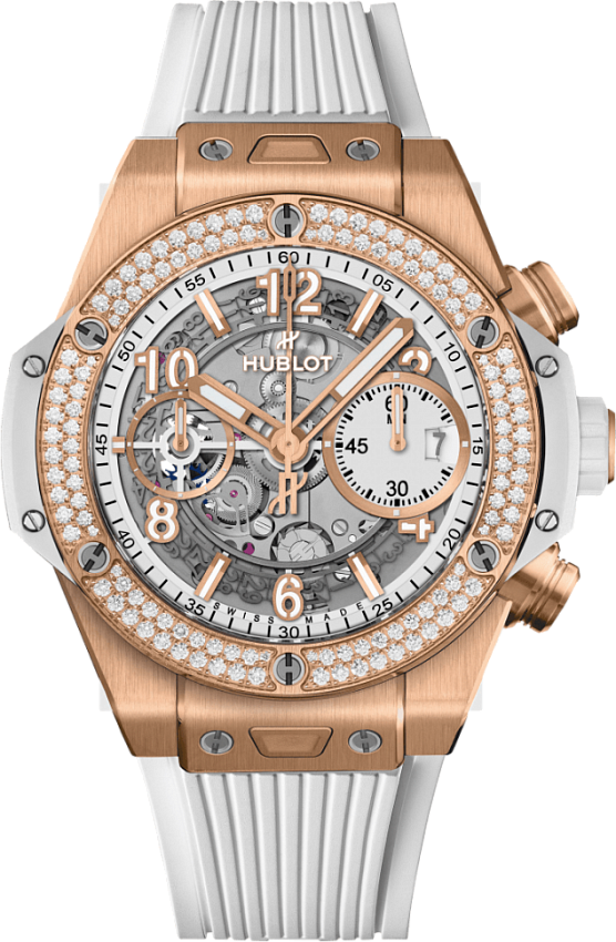 Big Bang Unico King Gold White Diamonds