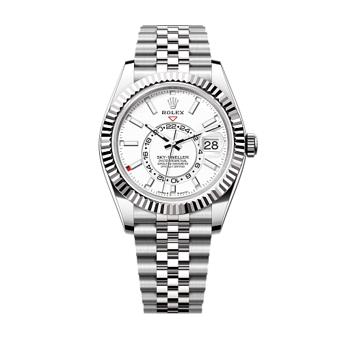 &quot;Oyster Perpetual Sky-Dweller&quot; white dial