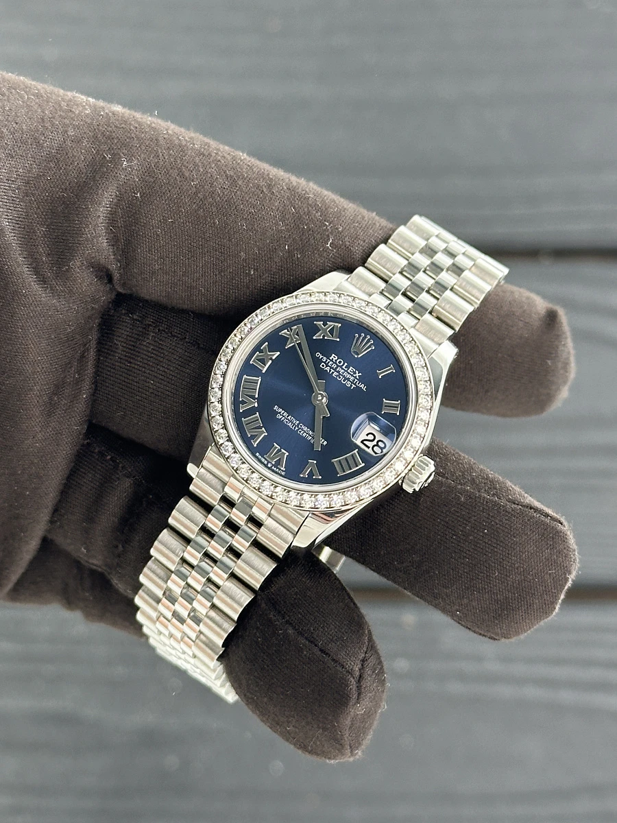 Купить копии элитных часов  Rolex Datejust Datejust 31mm Steel and White Gold 278384RBR: в наличии!