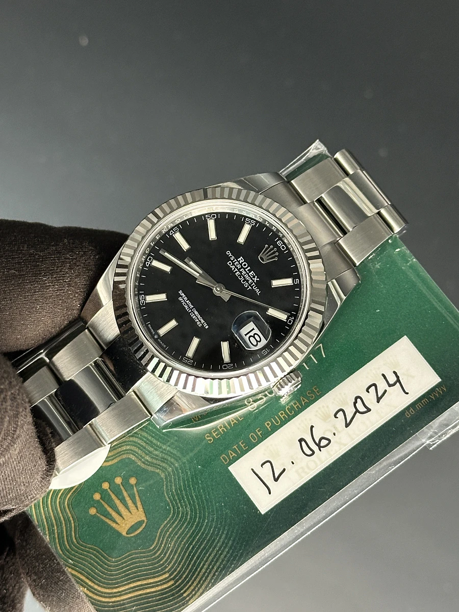 Купить копии элитных часов  Rolex Datejust 41mm Black Dial 126334: в наличии!