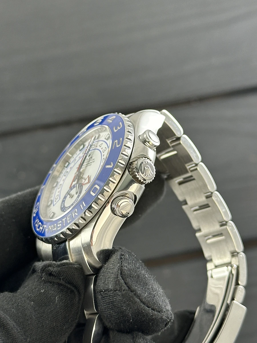 Купить копии элитных часов  Rolex Oyster Perpetual Yacht-Master II Steel 116680: в наличии!