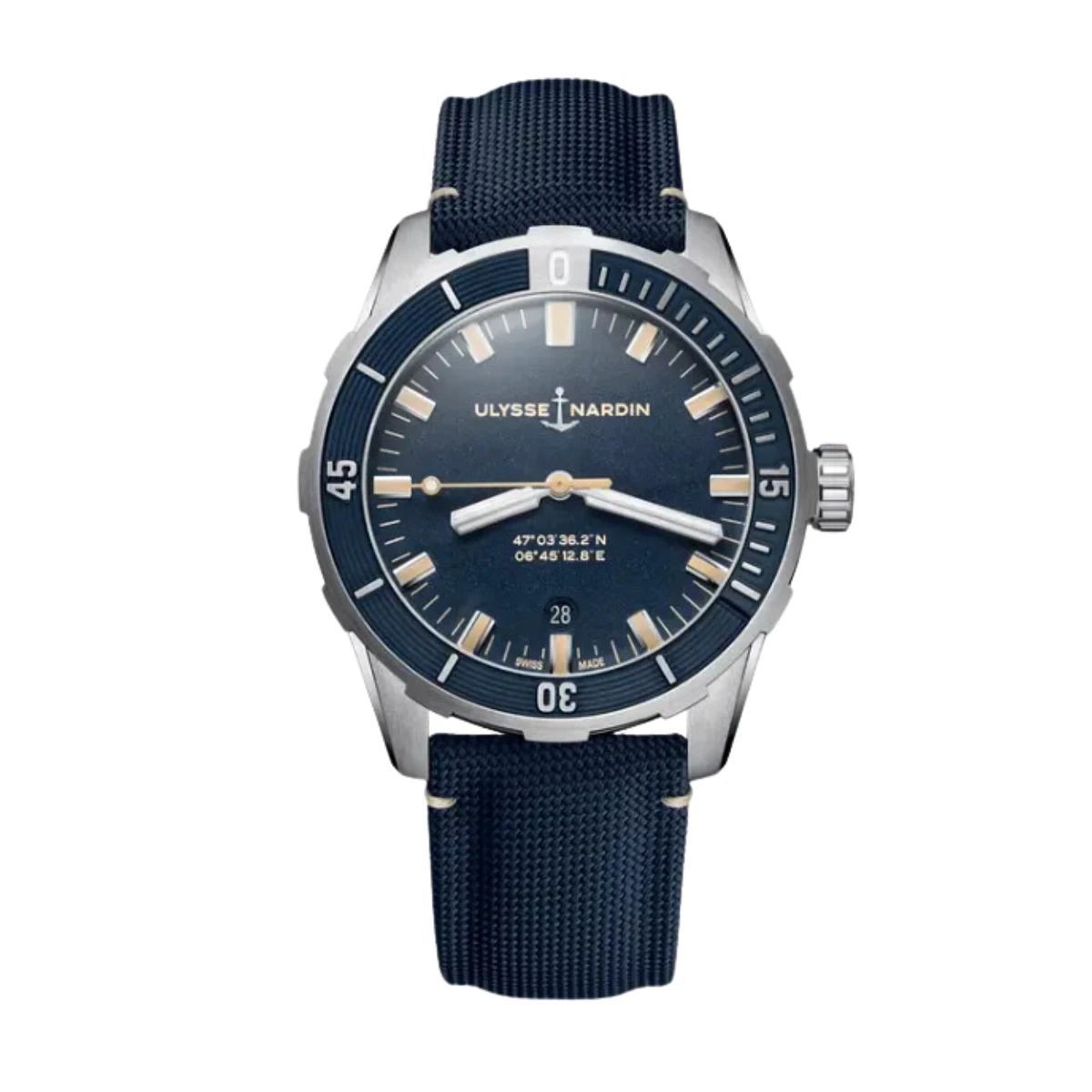 Купить копии элитных часов  Ulysse Nardin Diver 42mm 8163-175/93: в наличии!