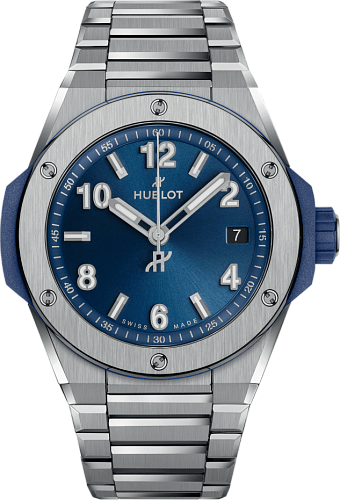 Big Bang Integrated Time Only Titanium Blue