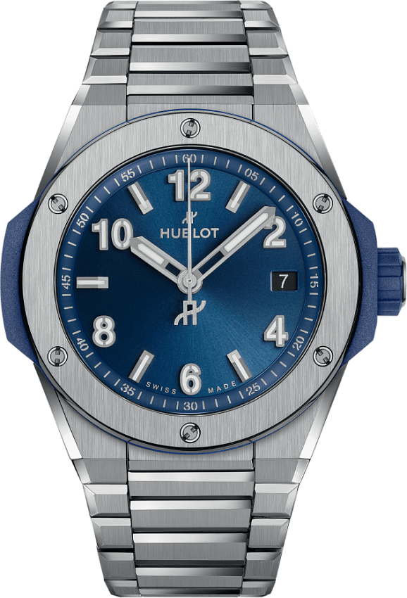 Big Bang Integrated Time Only Titanium Blue