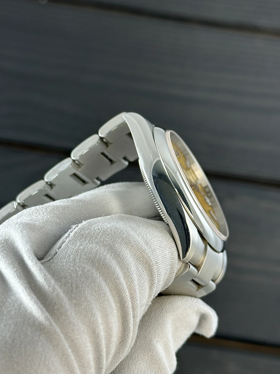 Купить копии элитных часов  Rolex Oyster Perpetual 41 mm Yellow Dial 124300: в наличии!