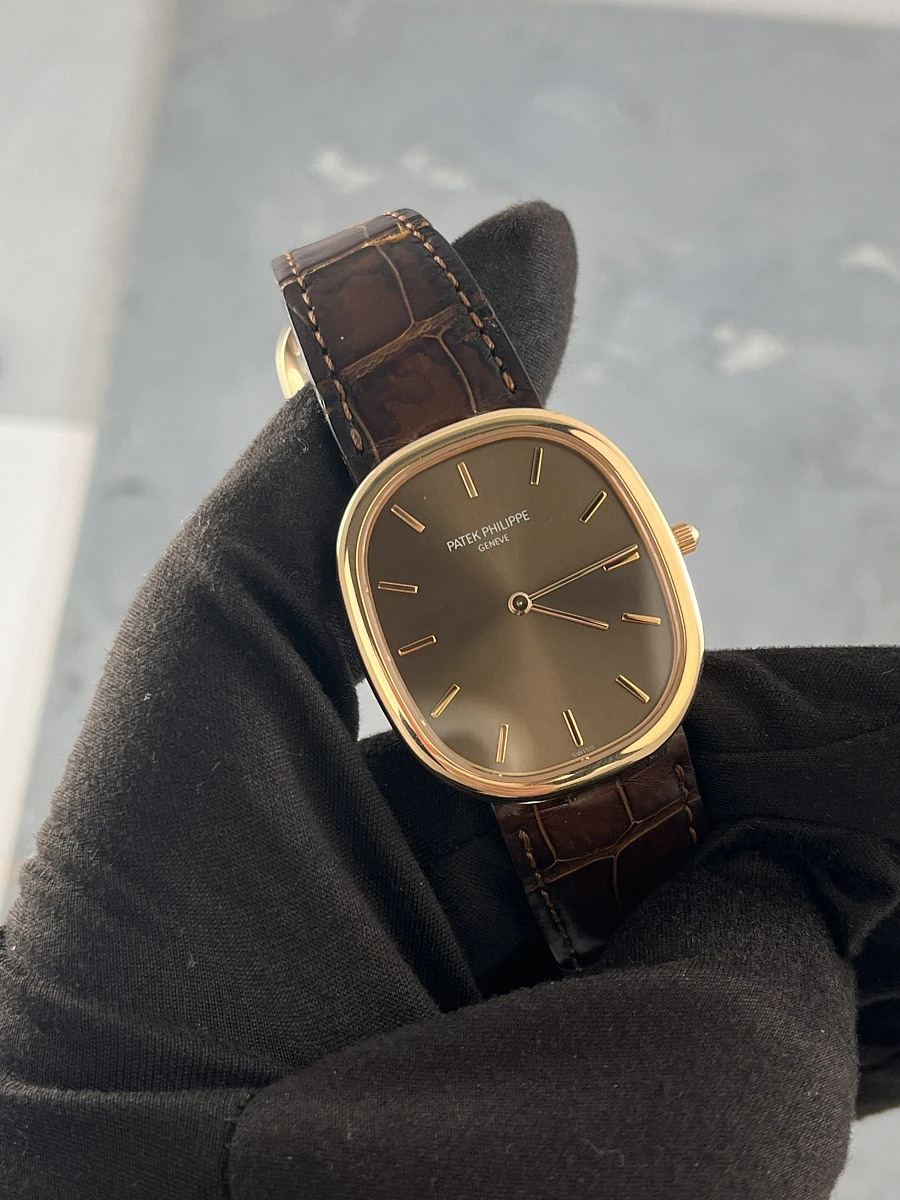 Купить копии элитных часов  Patek Philippe Golden Ellipse Rose Gold 3738/100 R-001: в наличии!