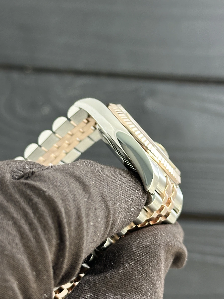 Купить копии элитных часов  Rolex Datejust 36mm Steel &amp; Rose Gold Black Dial 116231: в наличии!