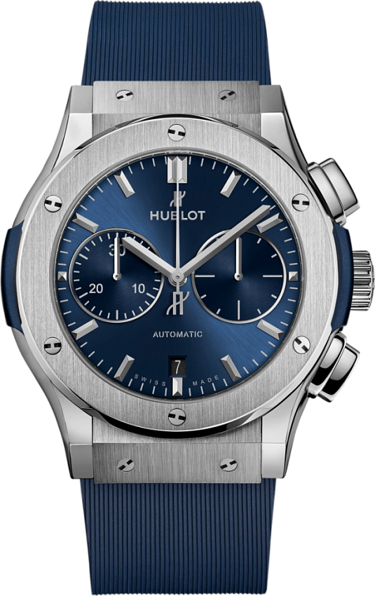 Classic Fusion Chronograph Titanium Blue 45 mm