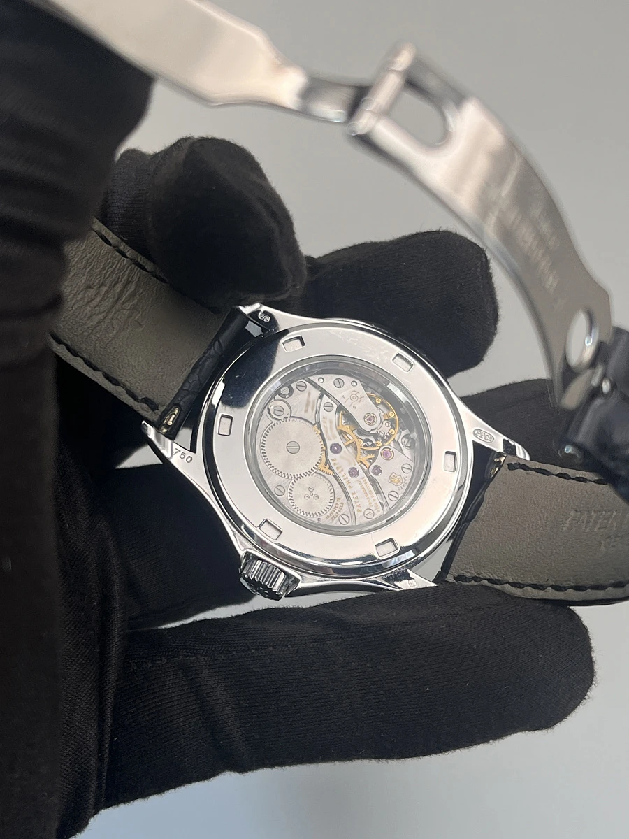 Купить копии элитных часов  Patek Philippe Calatrava Travel Time White Gold 5134G: в наличии!
