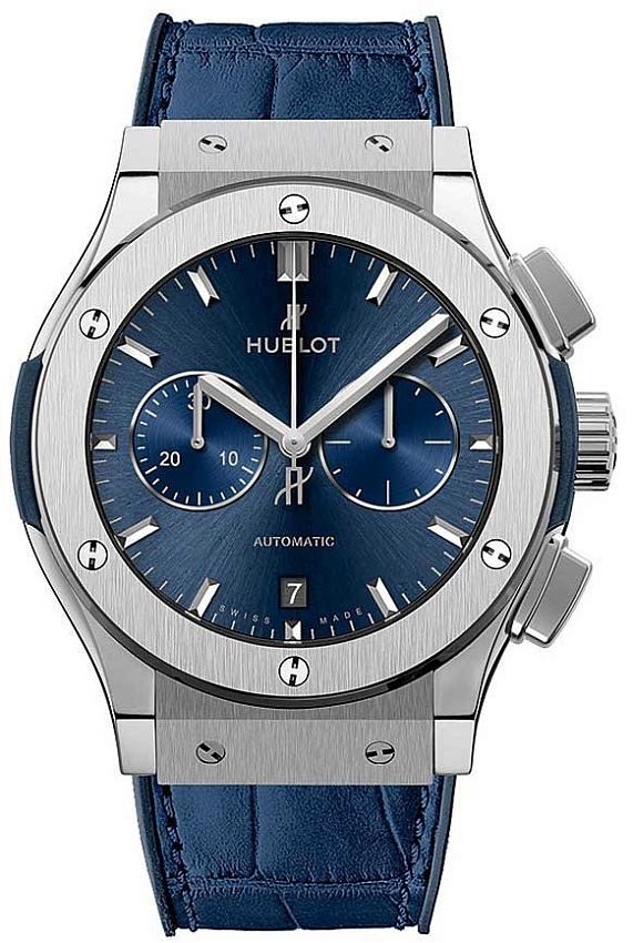 Classic Fusion Blue Chronograph Titanium 42 mm