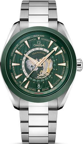 Seamaster Aqua Terra 150 m Co-axial Master Chronometer GMT Worldtimer 43 mm