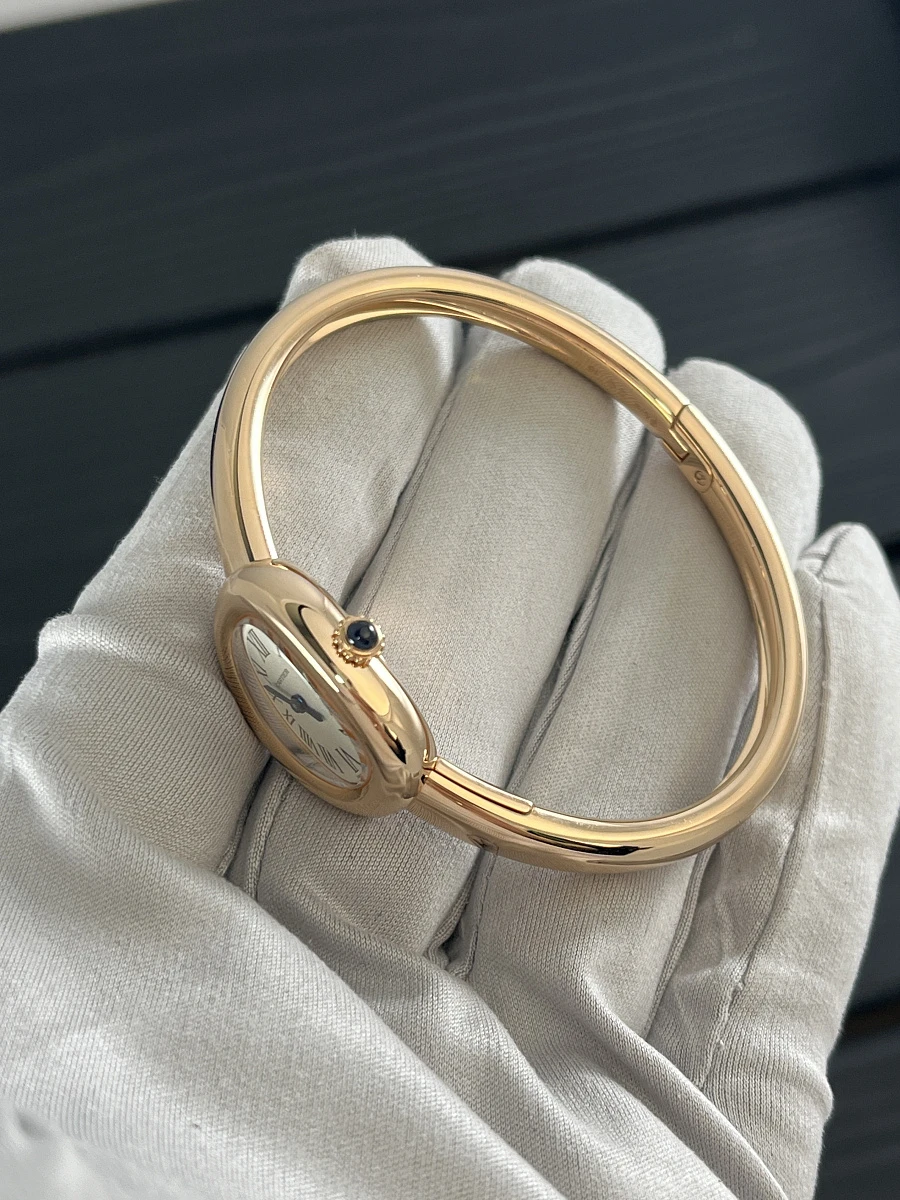 Купить копии элитных часов  Cartier Baignoire Watch Mini Size 17 Rose Gold WGBA0036: в наличии!