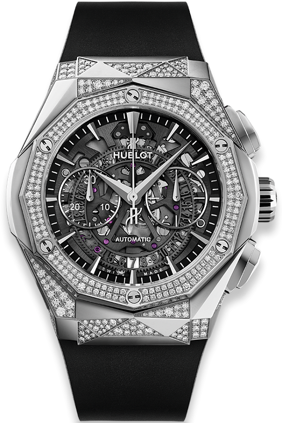 Classic Fusion Aerofusion Chronograph Orlinski Titanium Alternative Pave