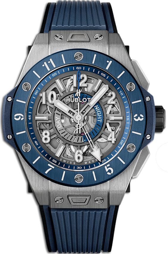 Big Bang Unico Gmt Titanium Blue Ceramic 45 mm