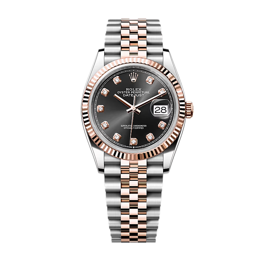 Datejust 36 Oyster Oystersteel and Everose gold