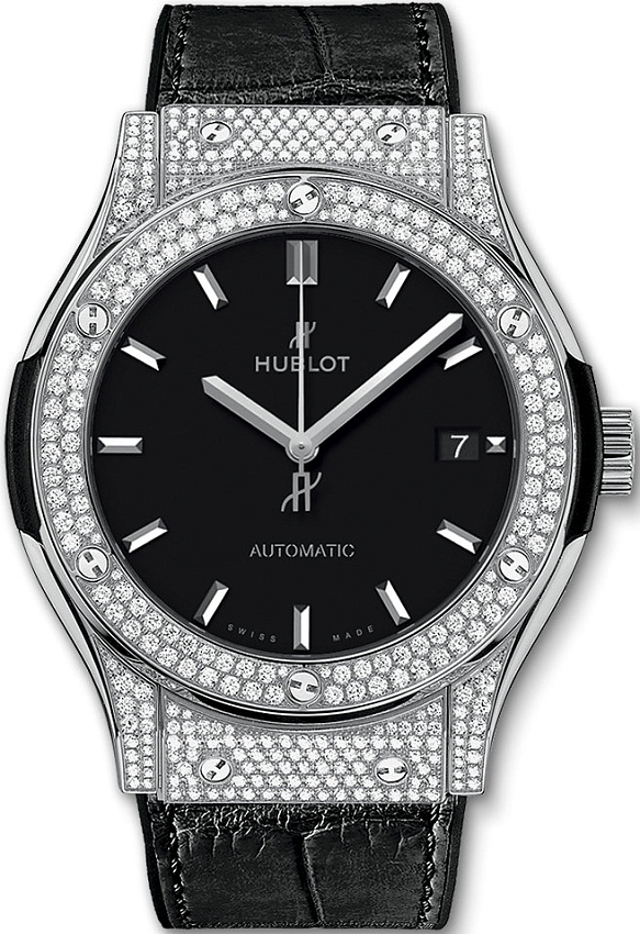 Classic Fusion Titanium Pave 45