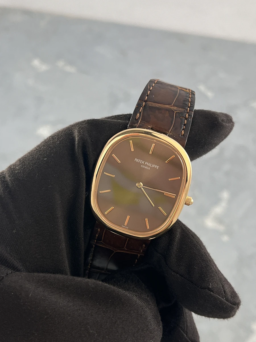 Купить копии элитных часов  Patek Philippe Golden Ellipse Rose Gold 3738/100 R-001: в наличии!