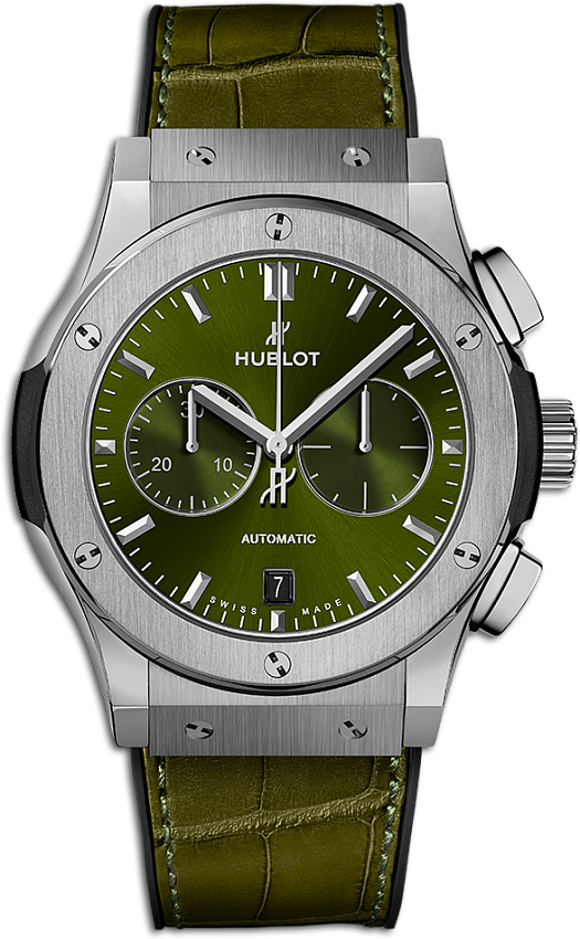 Classic Fusion Chronograph Titanium Green
